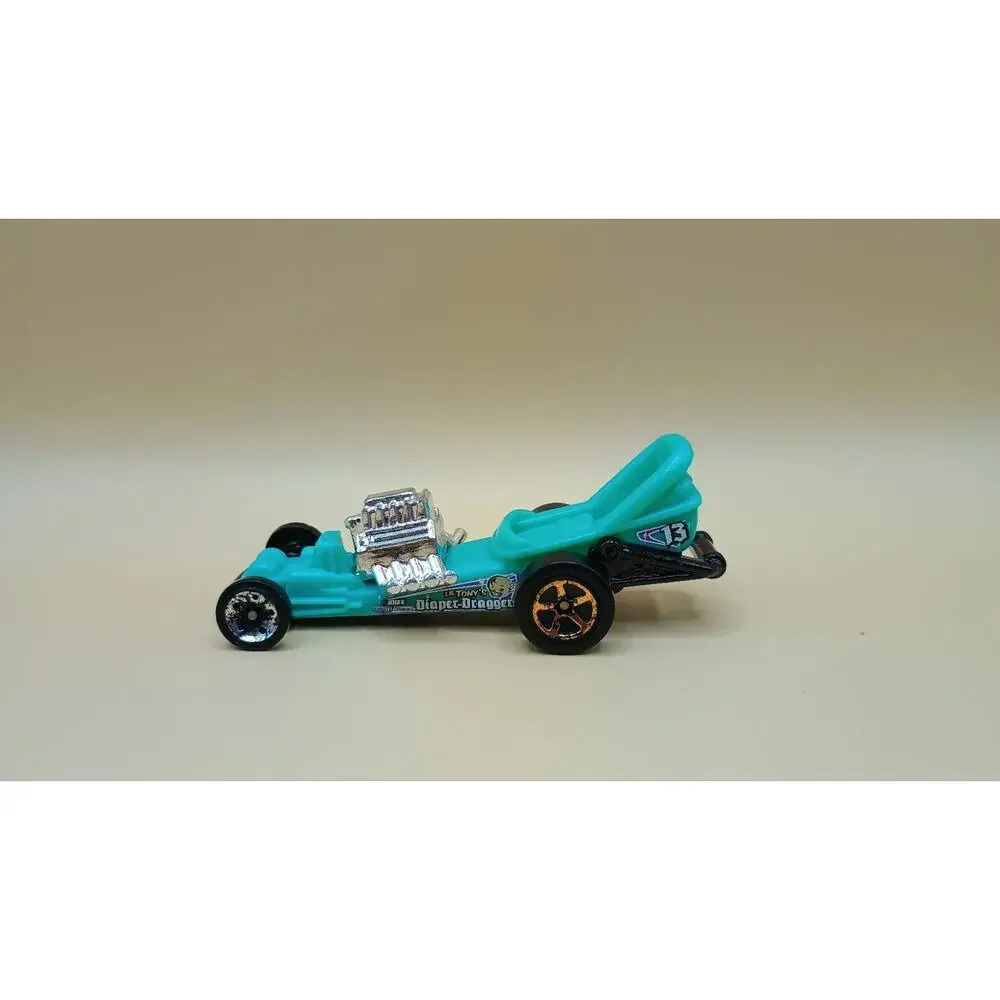 Hot Wheels Diaper Dragger HW Ride Ons Turquoise Diecast 1:64 Loose